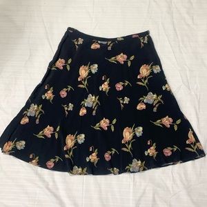 Express Floral Skirt